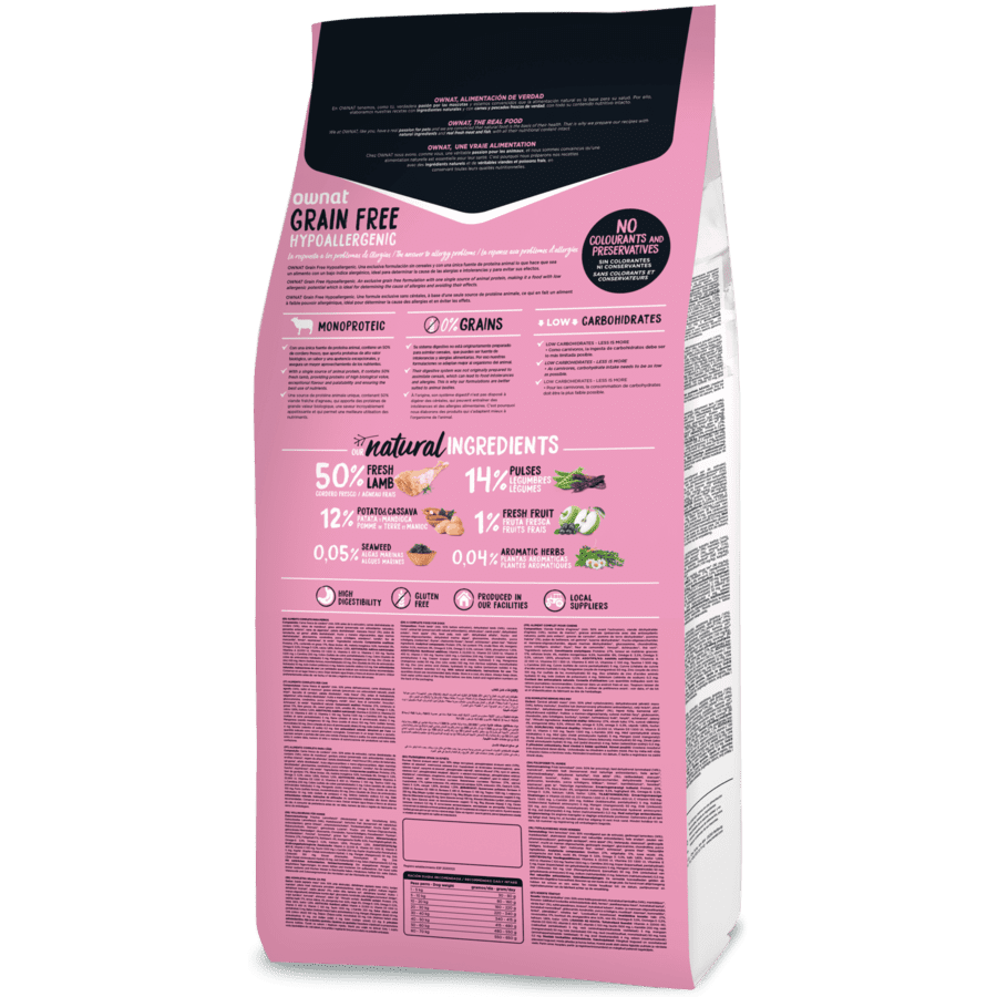 Ownat Gf Hypo Mini Lamb (Dog) 3 Kg - Imagen 3