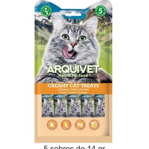 Snack CREMOSO de pollo (bolsa 5 sobres de 14 g)