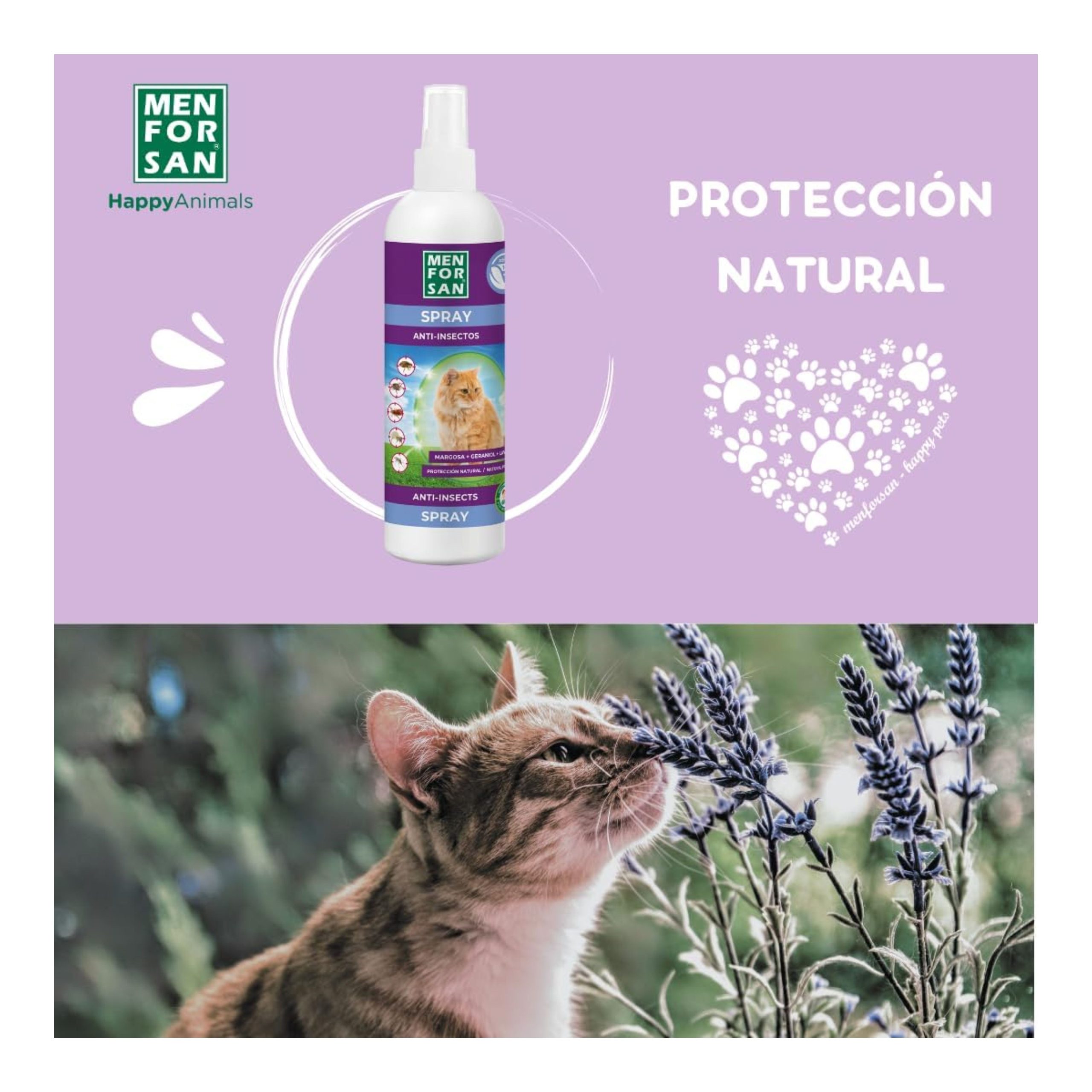 MENFORSAN SPRAY ANTI INSECTOS 250 ML.GATOS - Imagen 8