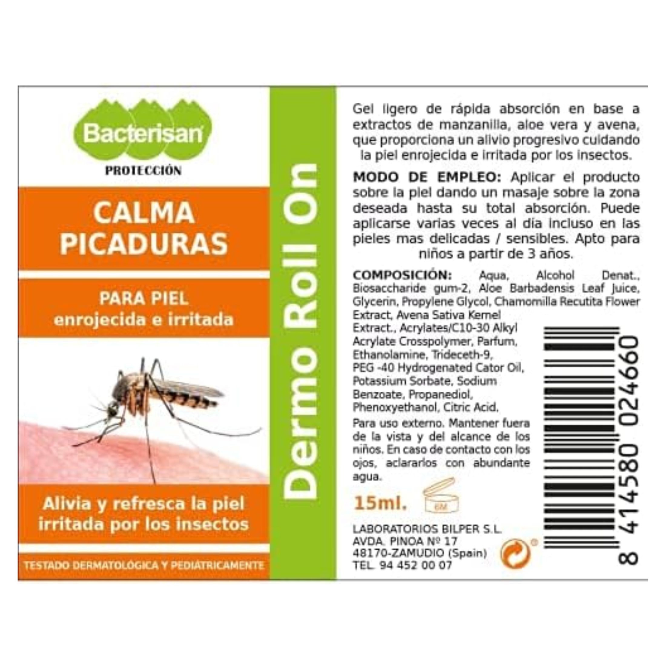 BACTERISAN CALMA PICADURAS 15 ML. - Imagen 2