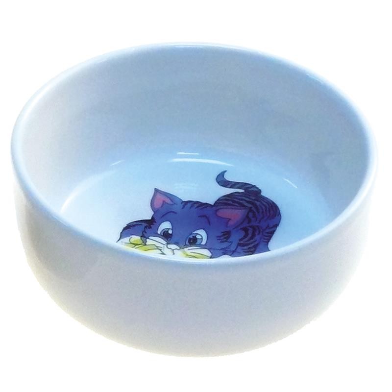 COMEDERO CERAMICA GATITOS 0,3 LT. / 11cm.