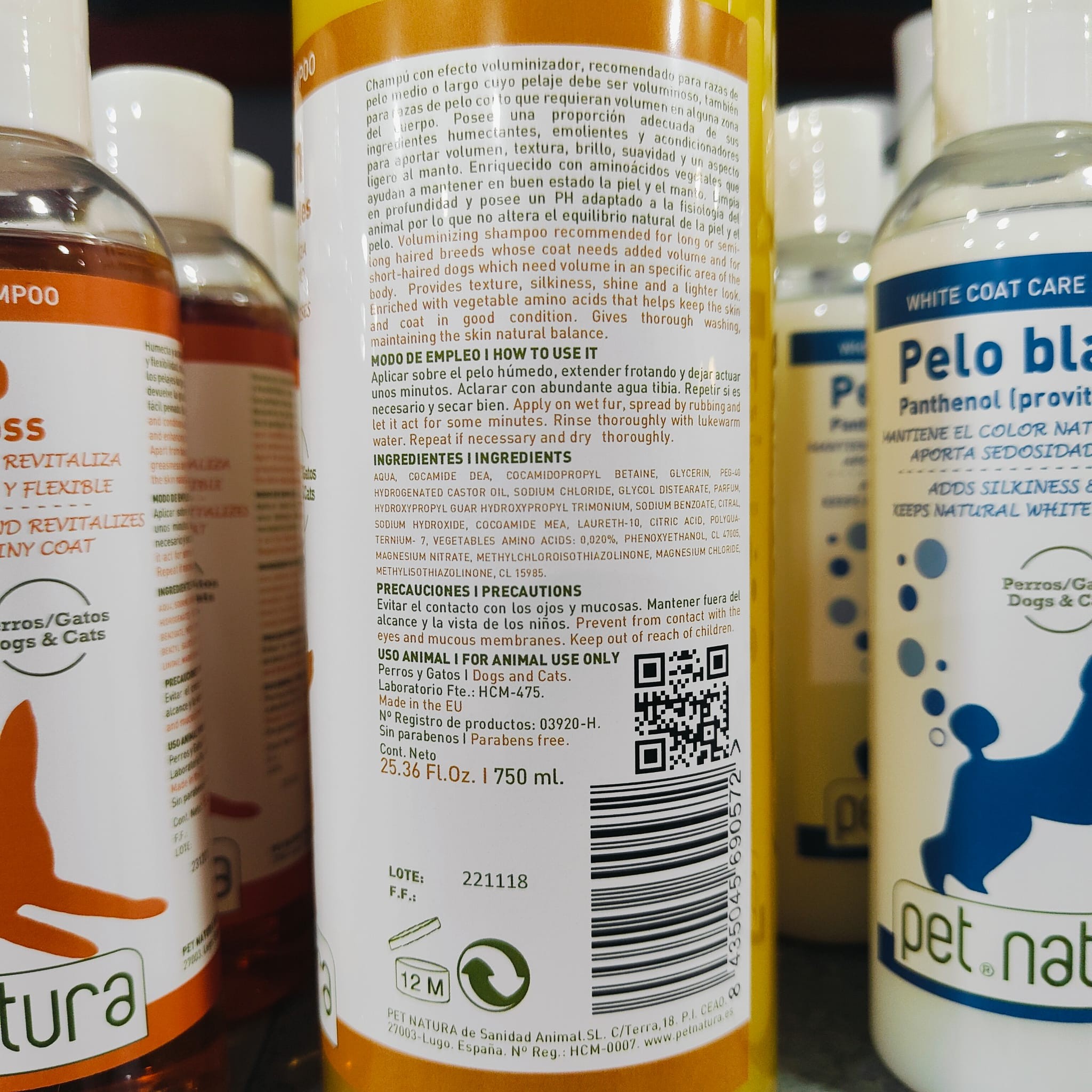 CHAMPU VOLUMEN 750 ML.PetNatura - Imagen 2