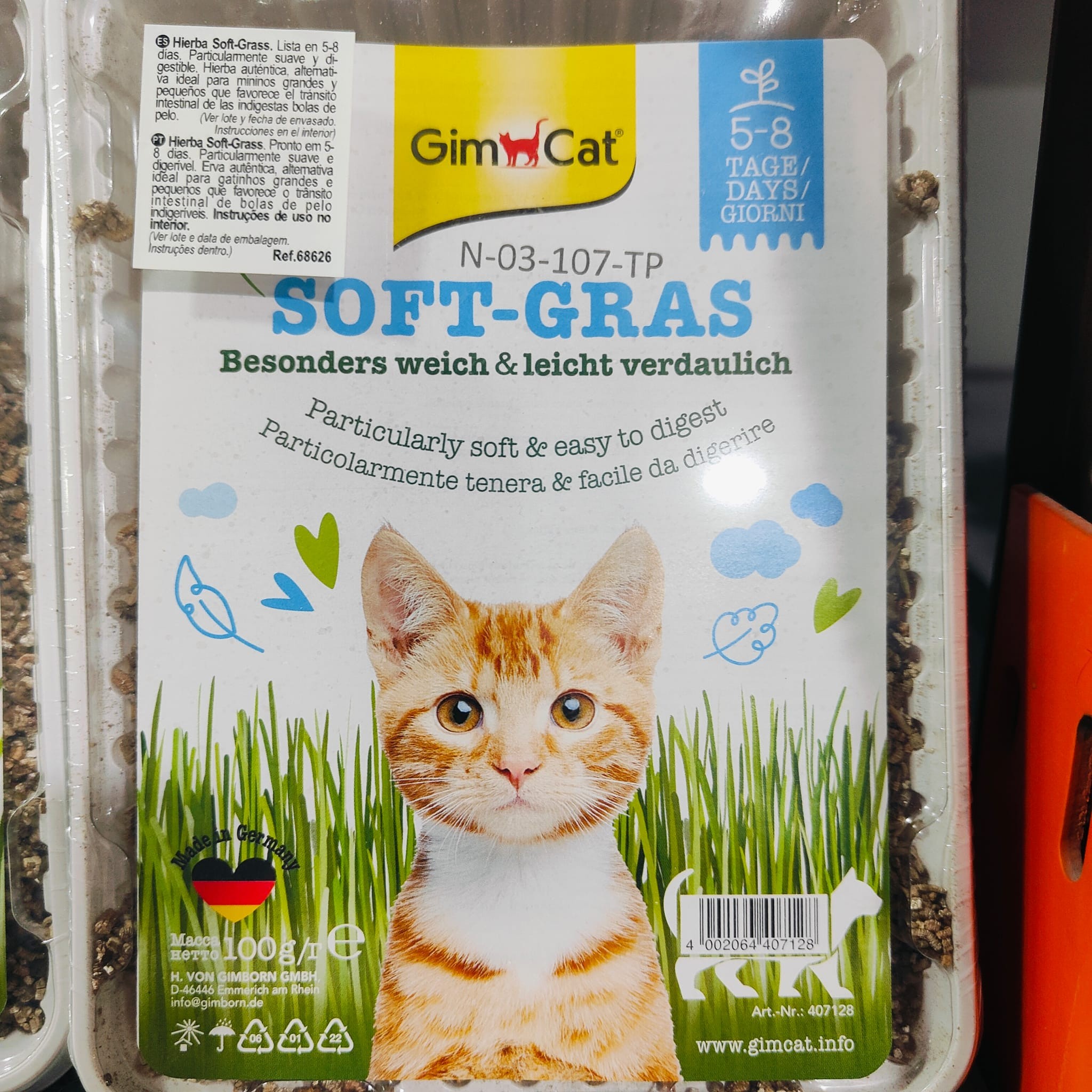HIERBA GATO AROMA PRADO 150GR.GIMPET - Imagen 3