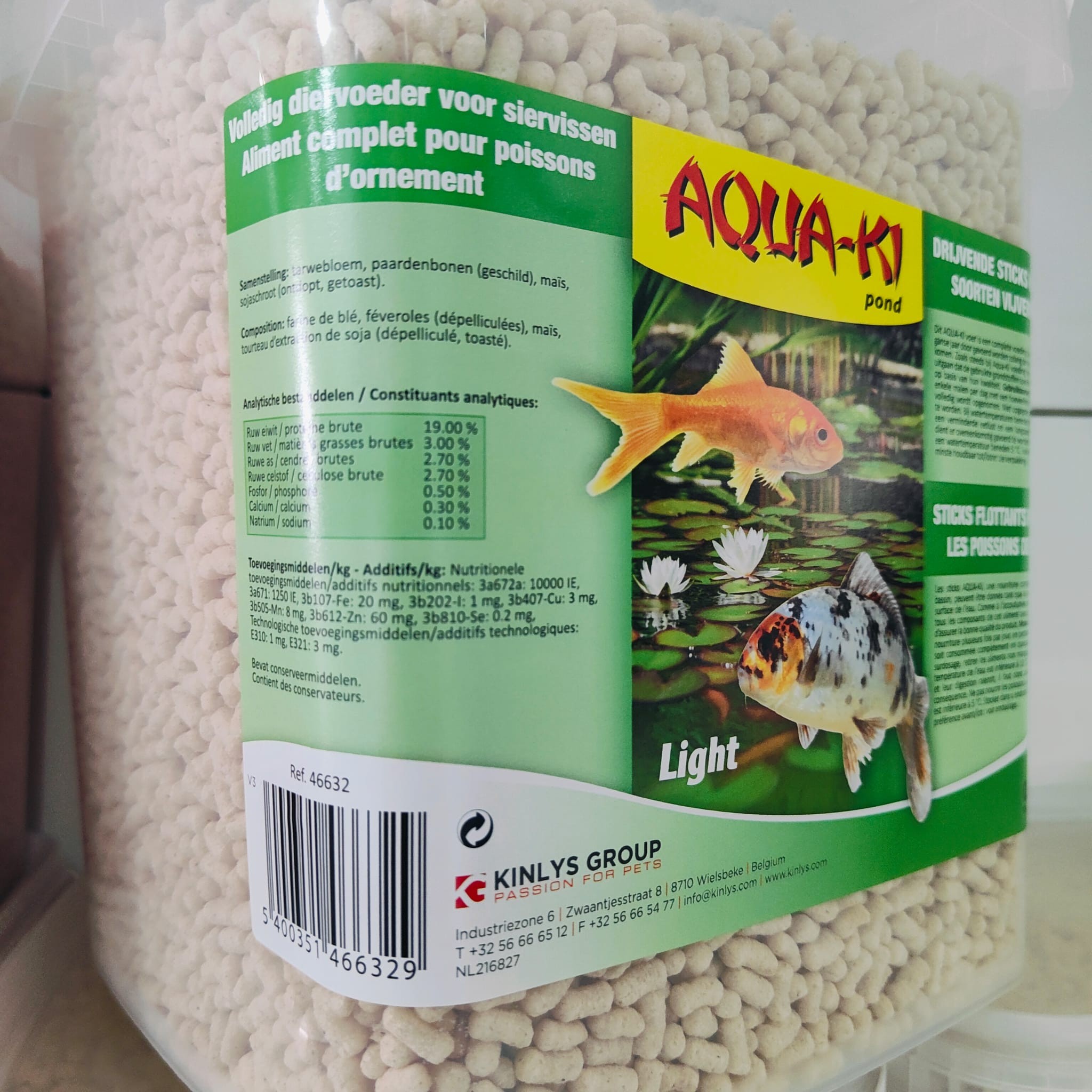 AQUA-KI VERDE POND STICKS 10 Litros. - Imagen 2