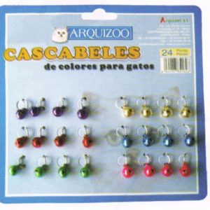 CASCABEL GATO COLORES 24 UDS.Arquizoo