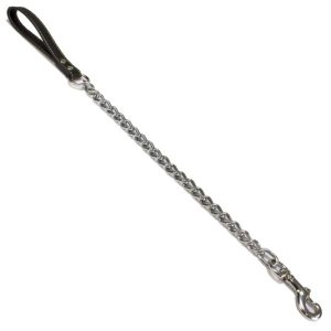 RAMAL METAL Y PIEL NEGRO 4x600 mm.