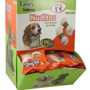 NUDITOS CON CARNE Bolsa 2x12 gr. Caja 40 Und.