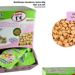MULTIDROPS ZANAHORIA 60GR.X 40 BOLSAS.