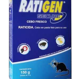 RATICIDA RATIGEN SECURE CEBO FRESCO 150 GR. Brodifacoun