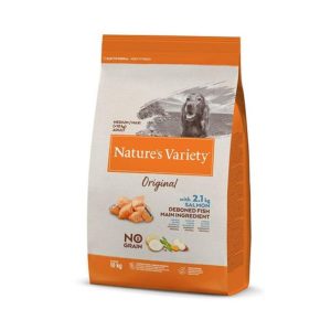 NATURES VARIETY ORIGINAL G.F. MEDIUM ADULT SALMON 10 Kg.