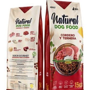 Natural Dog Food Cordero y Ternera 15kg